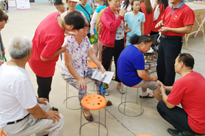太阳神参加濮阳市抵制传销进社区活动